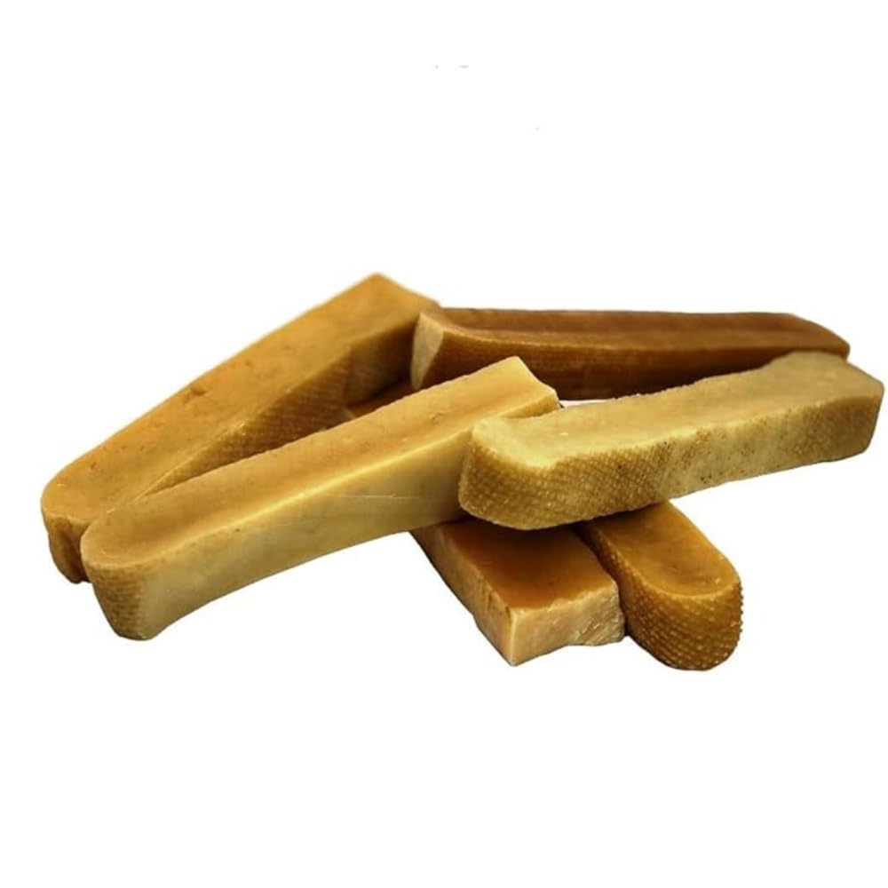 Yeti Dog Chew - Yak Cheese Himalayan - Healthy Long Lasting - Yak Chews for Large, Medium and Small Dogs - Yak Bones for Dogs - Natural Yak Cheese - Small, Bulk, 3lb, 40 Piece