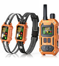 BLACKDOG Military Dog Shock Collar 2 Dogs (5-150lbs) - 4200ft Dog Training Collar with Remote, 4 Training Modes, Flashlight&Strobe, 90-Day Battery, IP67 Waterproof Dog E Collar for All Breeds (Blue)